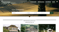 Desktop Screenshot of gascony-properties.com