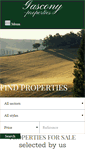 Mobile Screenshot of gascony-properties.com
